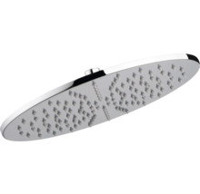 Douchekop van metaal met watermondstukken