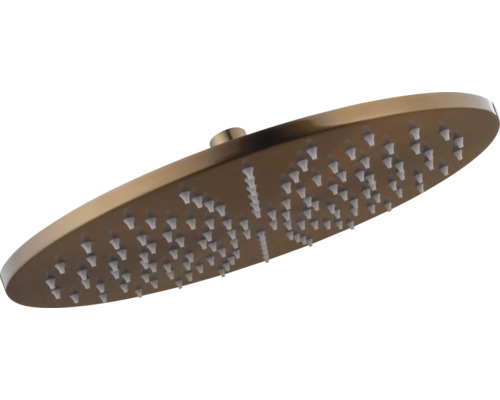 Hoofddouche Tova Ø25 cm geborsteld brons koper Ronde douchekop met douchearmen