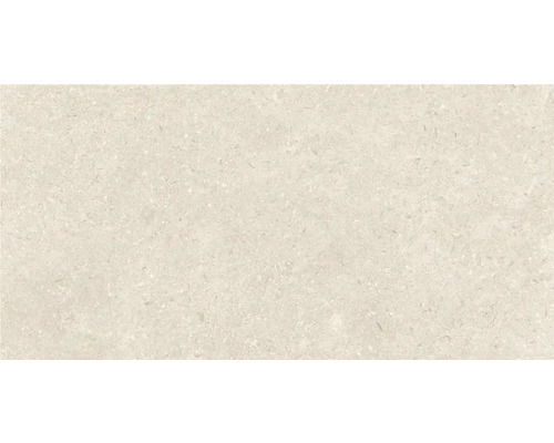 Wand- en vloertegel Leida crème 30x60 cm gerectificeerd Keramische tegel met gespikkeld patroon