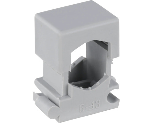 Installatieklem voor kabels met een diameter van 6 tot 13 millimeter.