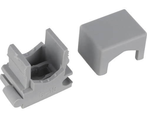 Afdekking en aansluitklem voor railmontage