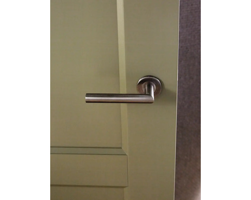 Deur met roestvrijstalen deurklink