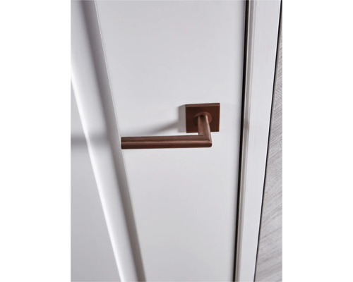 Deur met gemonteerde deurklink