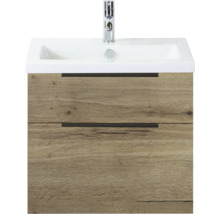 Wastafelonderkast met twee laden en wastafel