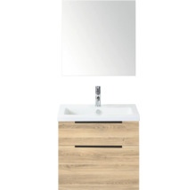 Wastafelmeubel met spiegel, wastafel en onderkast