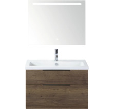 Wastafelmeubel met spiegel en onderkast