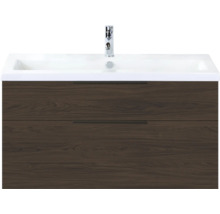 Wastafelonderkast met twee laden en wastafel