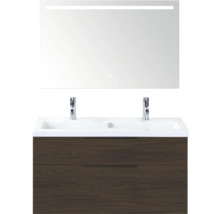 Wastafelcombinatie met spiegel en onderkast