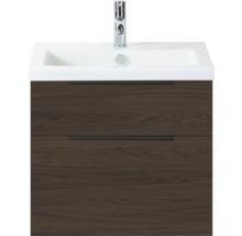 Wastafelmeubel met twee laden en kraan