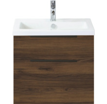 Wastafelonderkast met twee laden en opzetwastafel