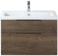 Wastafelmeubel met twee laden en wasbak