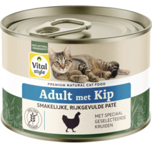 Vital Style Adult kattenvoer met kip in blik