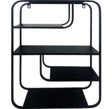 Wandrek met drie planken en metalen frame