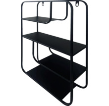 Wandrek met drie metalen planken