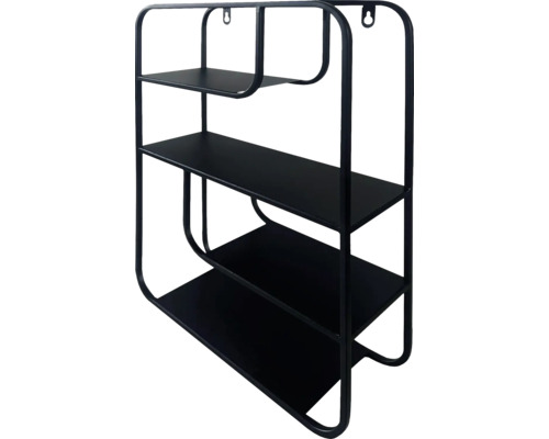 Wandrek met drie metalen planken