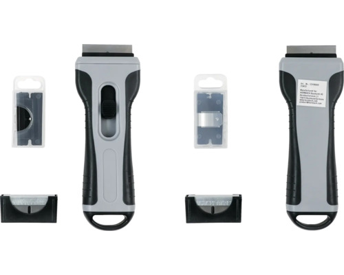 Glaskrabber set 11-delig Glasschaberset met reservemesjes