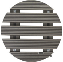 Ronde terrastegel van hout