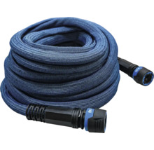 Tuinslang met textielommanteling en aansluitstukken