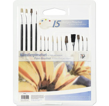 15-delige penselenset voor kunstenaars, voor professionals en amateurs, met houten stelen en natuurlijke haren