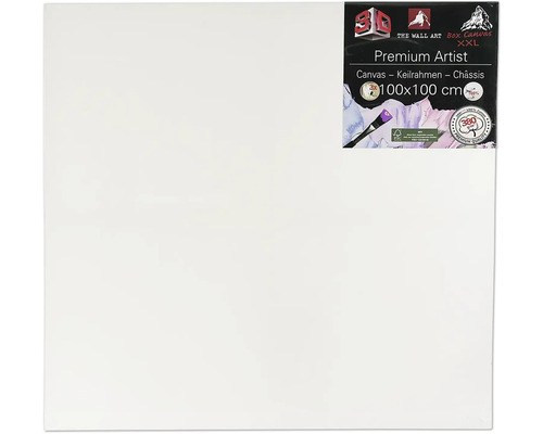 Canvas schildersdoek met een afmeting van 100 x 100 cm