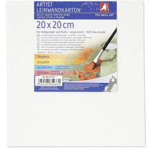 Canvas schilderpaneel 20x20 cm voor hobby- en professionele schilders