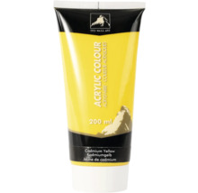 Tube gele acrylverf, 200 ml