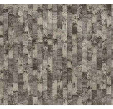 Behang met houten blokpatroon