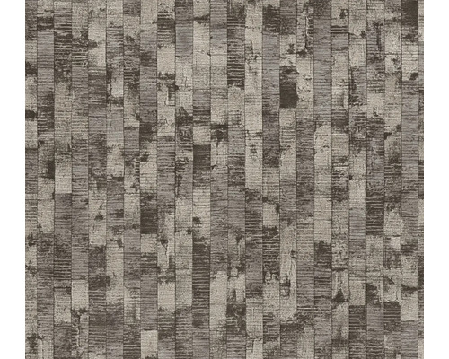 Behang met houten blokpatroon