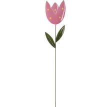 Decoratieve tuinsteker tulp van metaal