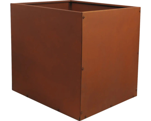 Vierkante metalen plantenbak