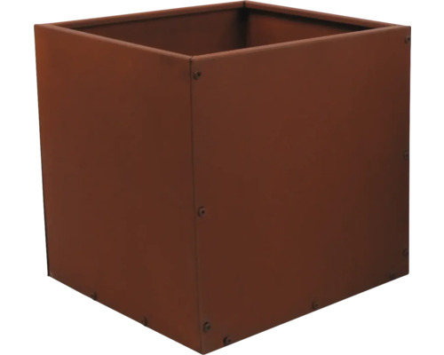 Vierkante metalen plantenbak