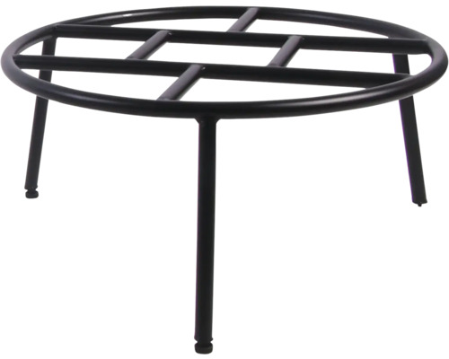 LAFIORA Plantenstandaard zwart 58 cm x 58 x 25 cm Metalen plantenstandaard met drie poten