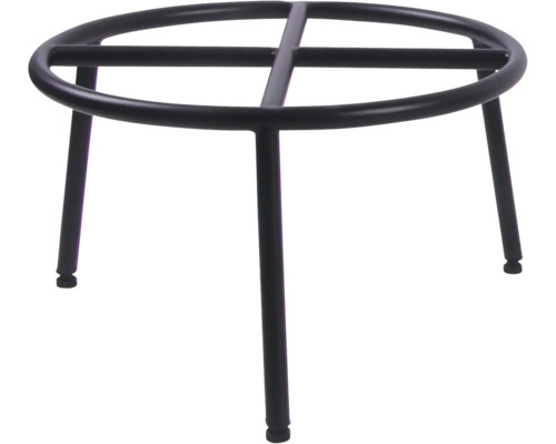 LAFIORA Plantenstandaard zwart 48 cm x 48 x 25 cm Metalen krukframe