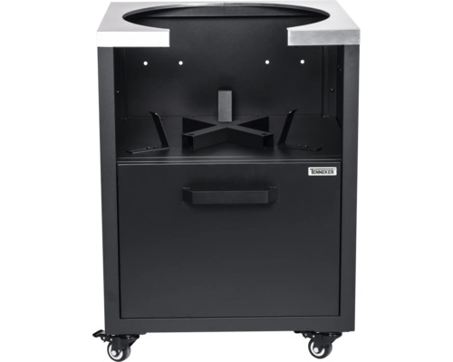 Tenneker grilltafel met onderkast en wielen