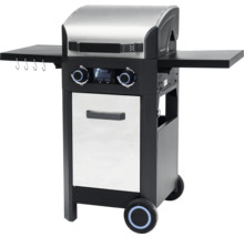 Gasbarbecue met zijplanken en onderkast op wielen