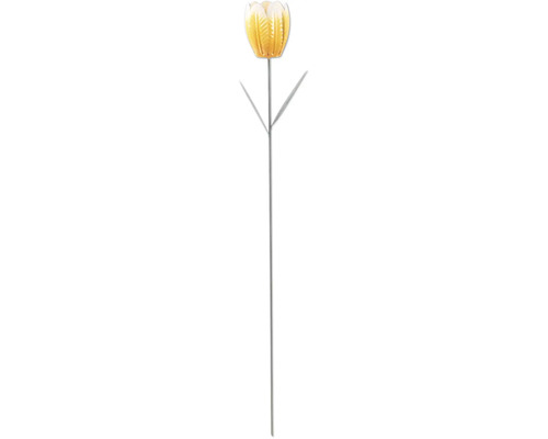 Decoratieve tuinsteker tulp met metalen staaf