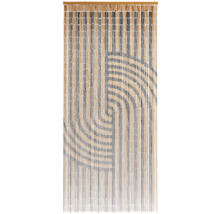 Bamboe gordijn met patroon