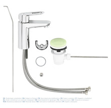 Wastafelkraan met toebehoren