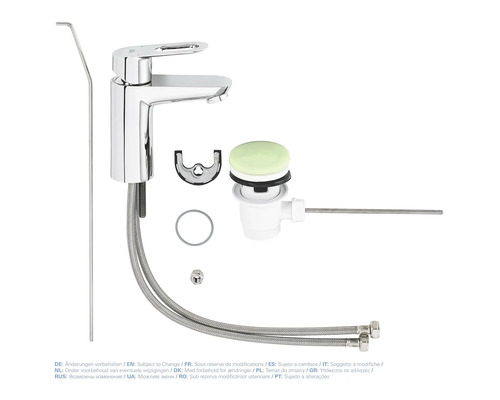 Wastafelkraan met toebehoren