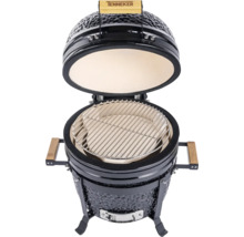 Open keramische barbecue met grillrooster en Tenneker logo