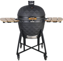 Keramische barbecue met zijtafels en wielen