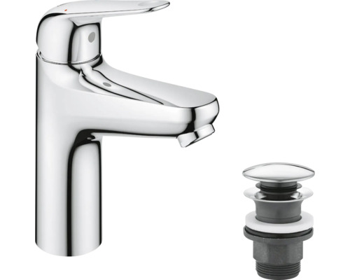 Wastafelkraan met afvoergarnituur