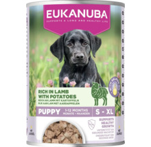 Eukanuba hondenvoer voor puppy's met lam en aardappelen in blik