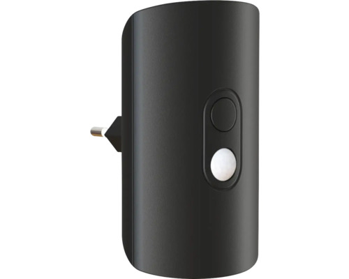 CALEX Nachtlampje up/down plug-in met bewegingssensor Zwarte slimme tussenstekker met twee knoppen