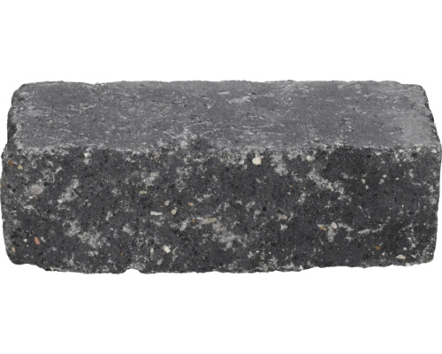 EXCLUTON muursteen Catrock getrommeld nero 31 x 15,5 x 10 cm Grijze straatsteen