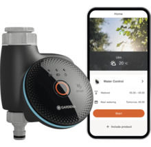 Gardena Smart Water Control met bijbehorende smartphone-app voor tuinbewateringsregeling