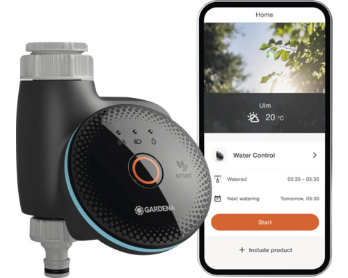 Gardena Smart Water Control met bijbehorende smartphone-app voor tuinbewateringsregeling