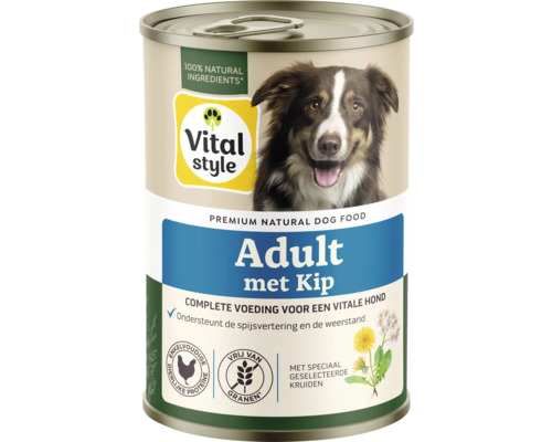 Vital Style Adult hondenvoer met kip in blik