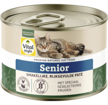 Blikvoeding voor oudere katten, smaak Senior