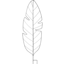 Decoratieve bladuiteinden voor interieurontwerp